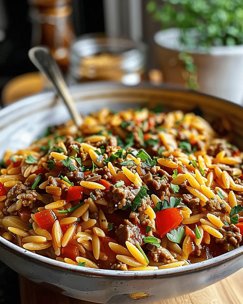 Ground Beef Orzo Recipe for Everyone