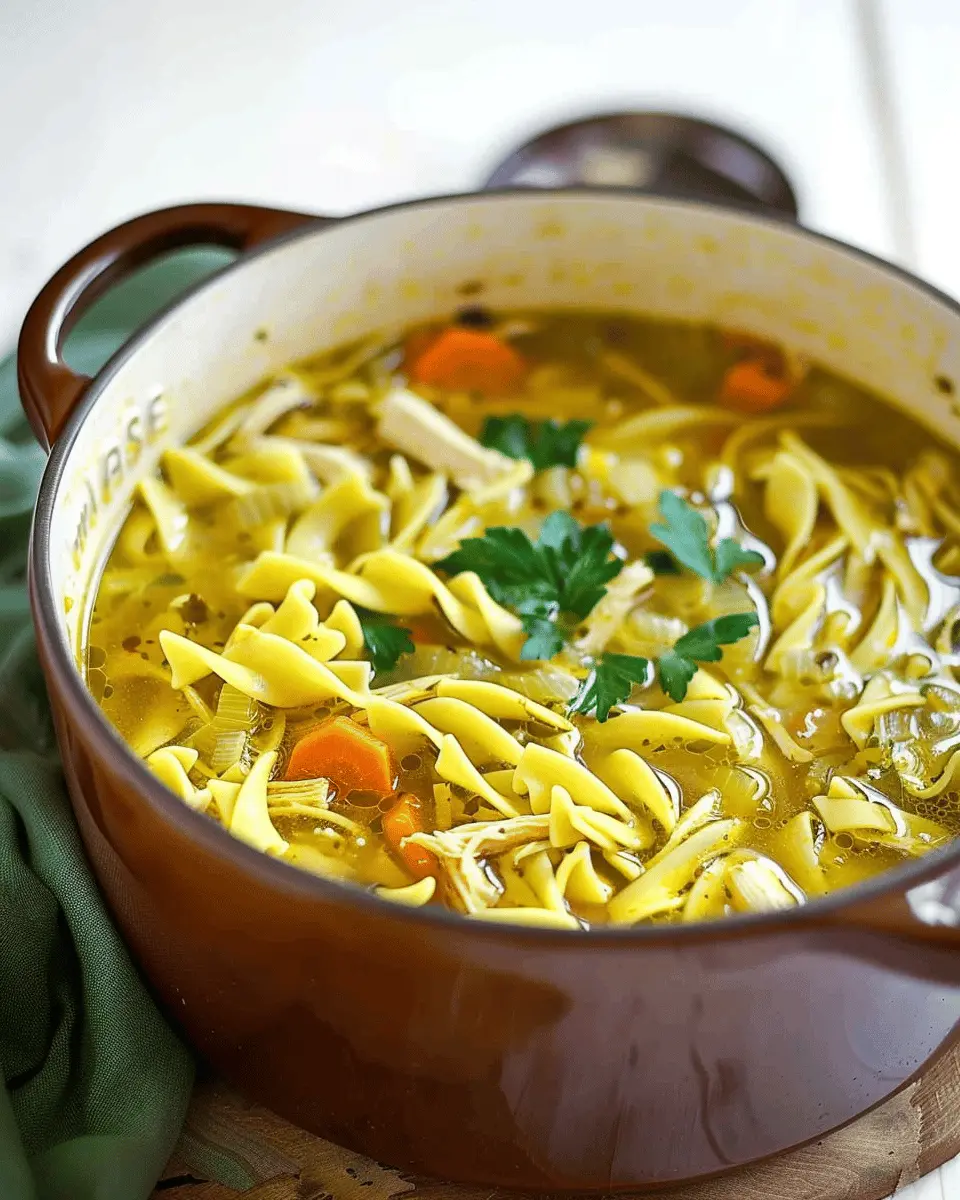 Homemade Chicken Noodle Soup