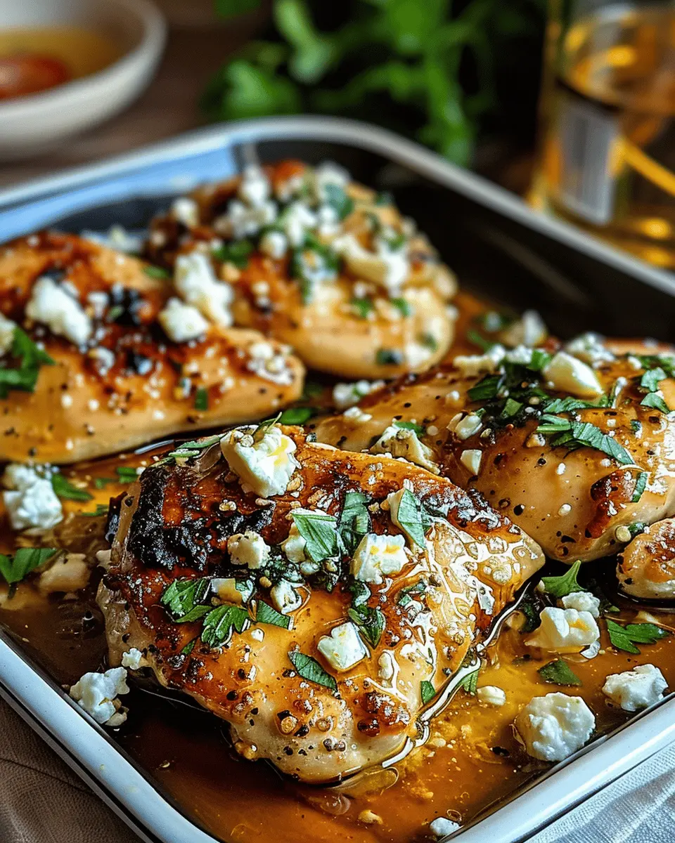 Hot Honey Feta Chicken