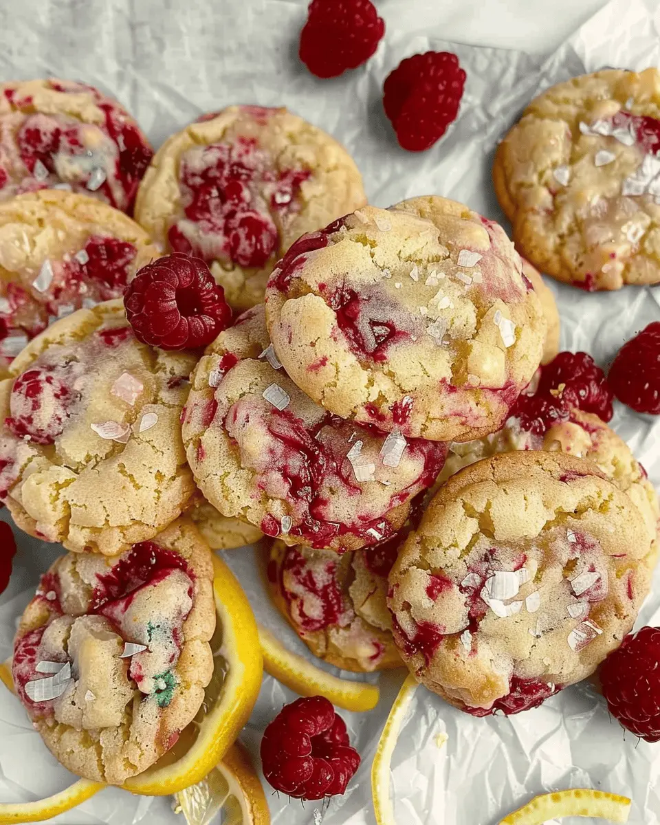 Lemon Raspberry Cookies