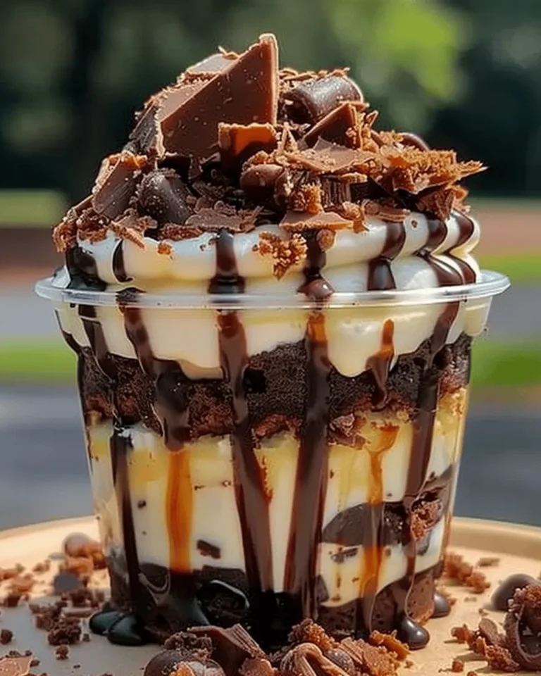 Loaded Brownie Cheesecake Cup Recipe