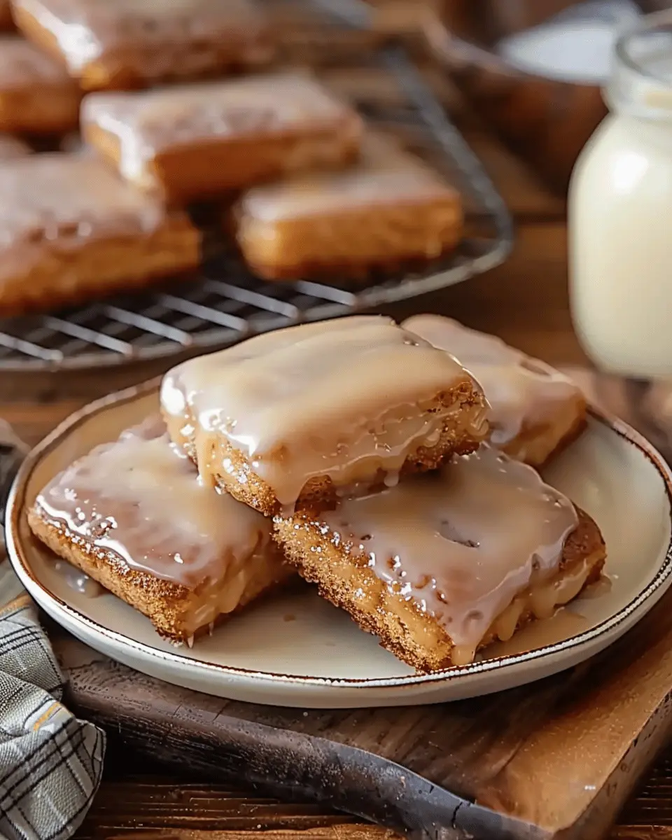 Maple Donut Bars