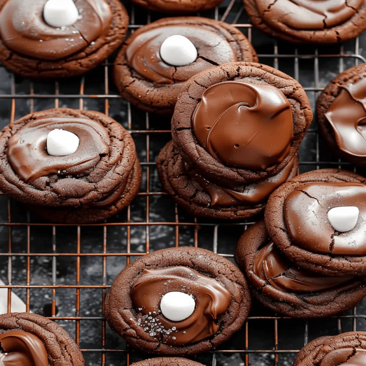 Marshmallow-Surprise Hot Cocoa Cookies
