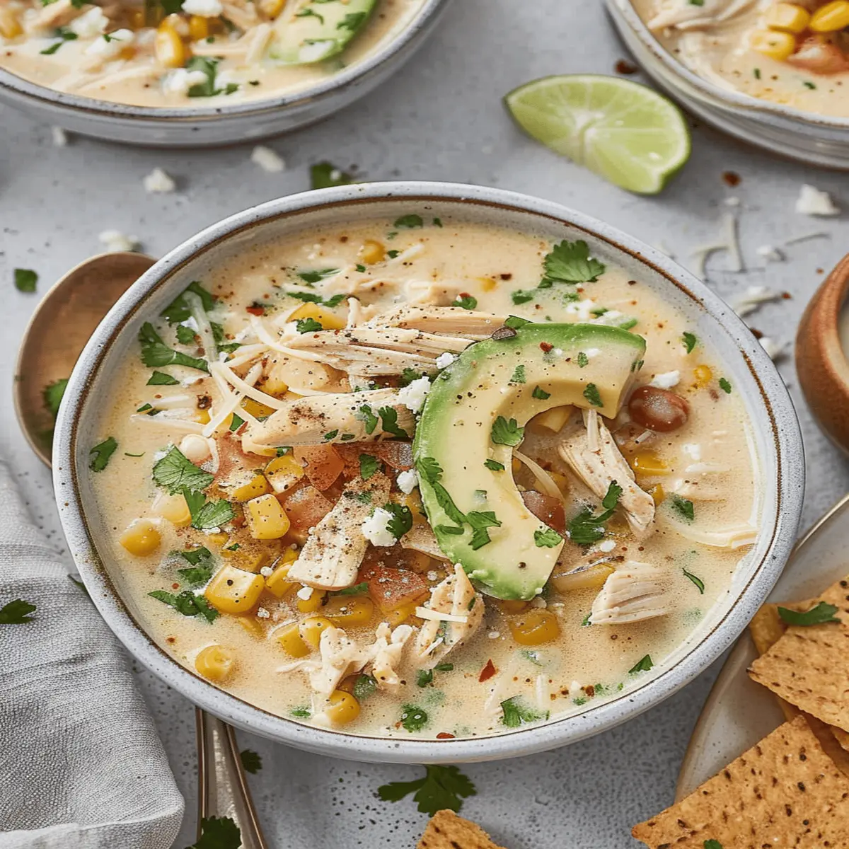 Mexican Street Corn White Chicken Chili