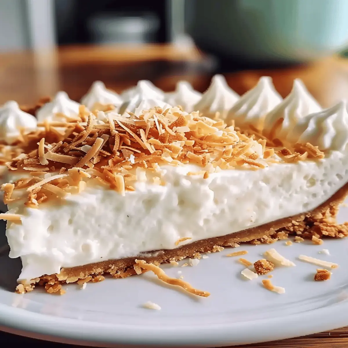 No Bake Coconut Cream Pie