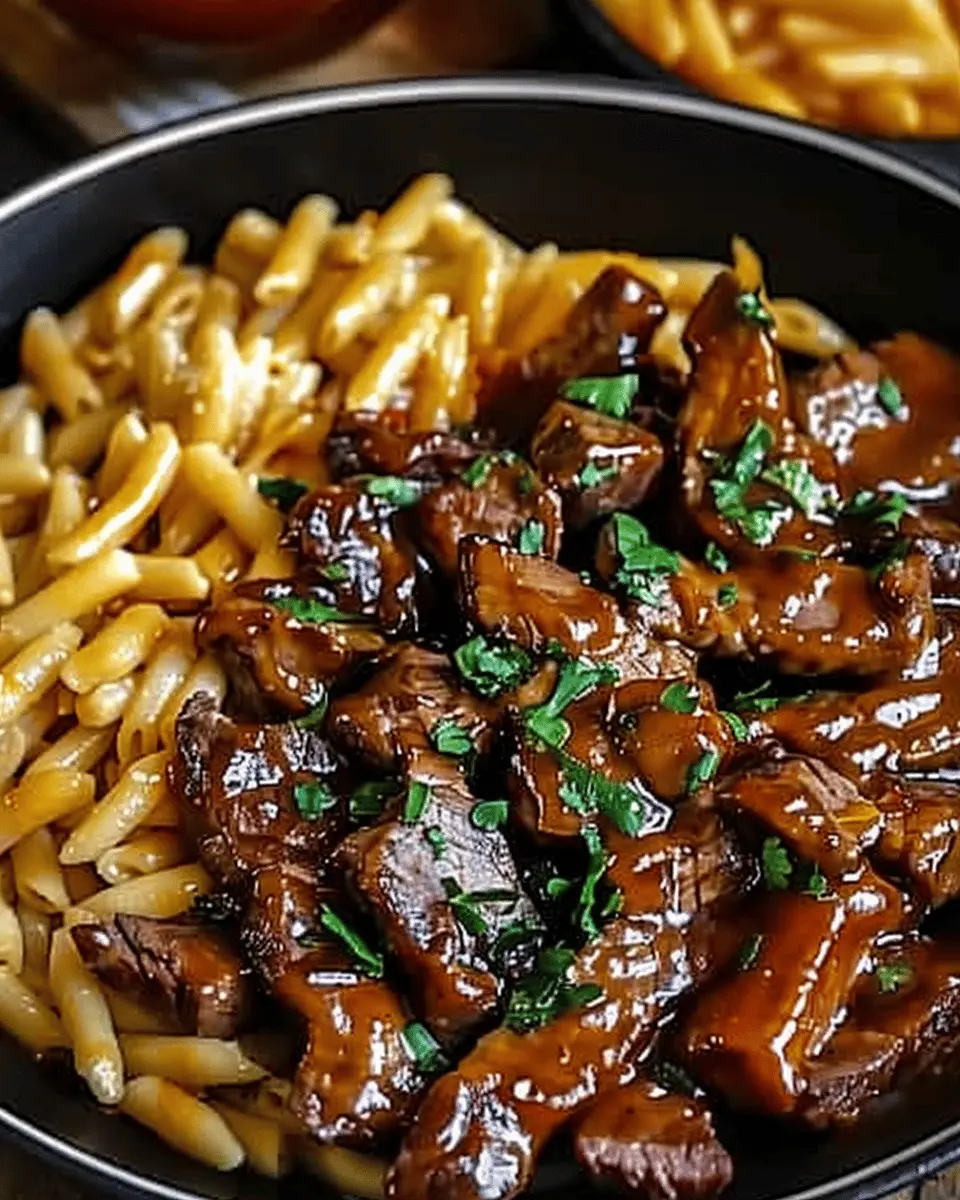 One-Pot Smoky Honey BBQ Steak Pasta