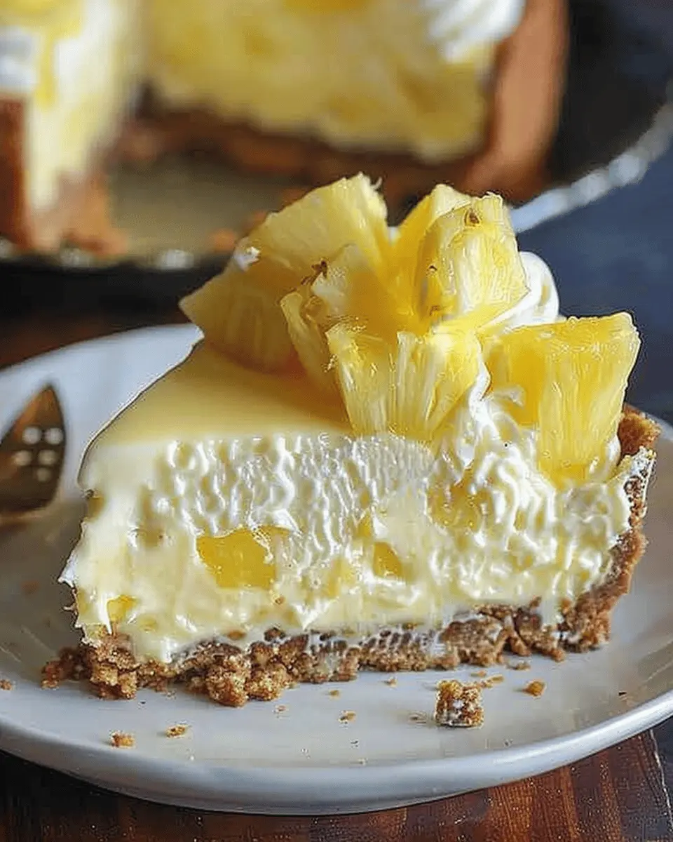 Pineapple Heaven Cheesecake