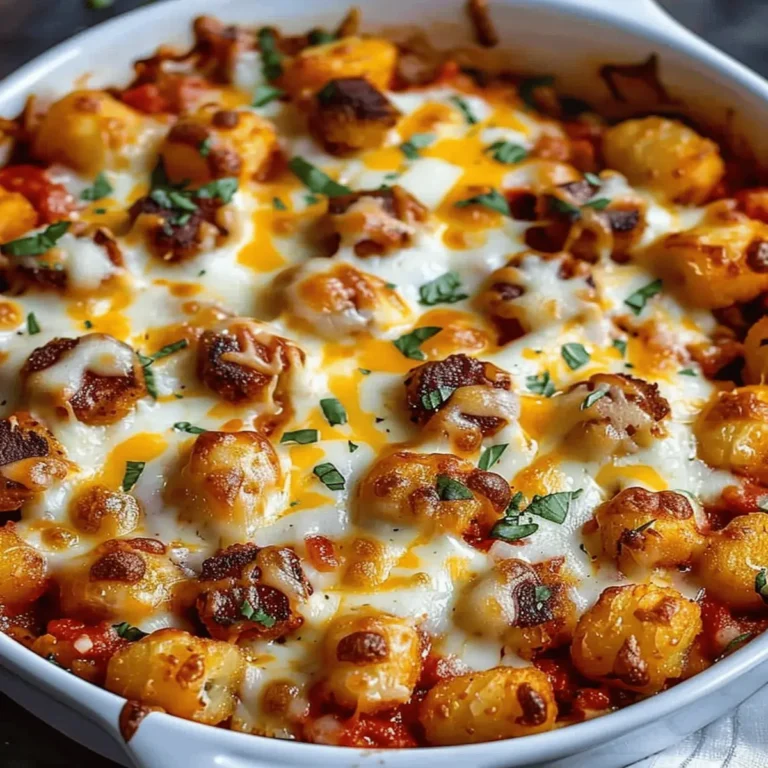 Pizza Tater Tot Casserole