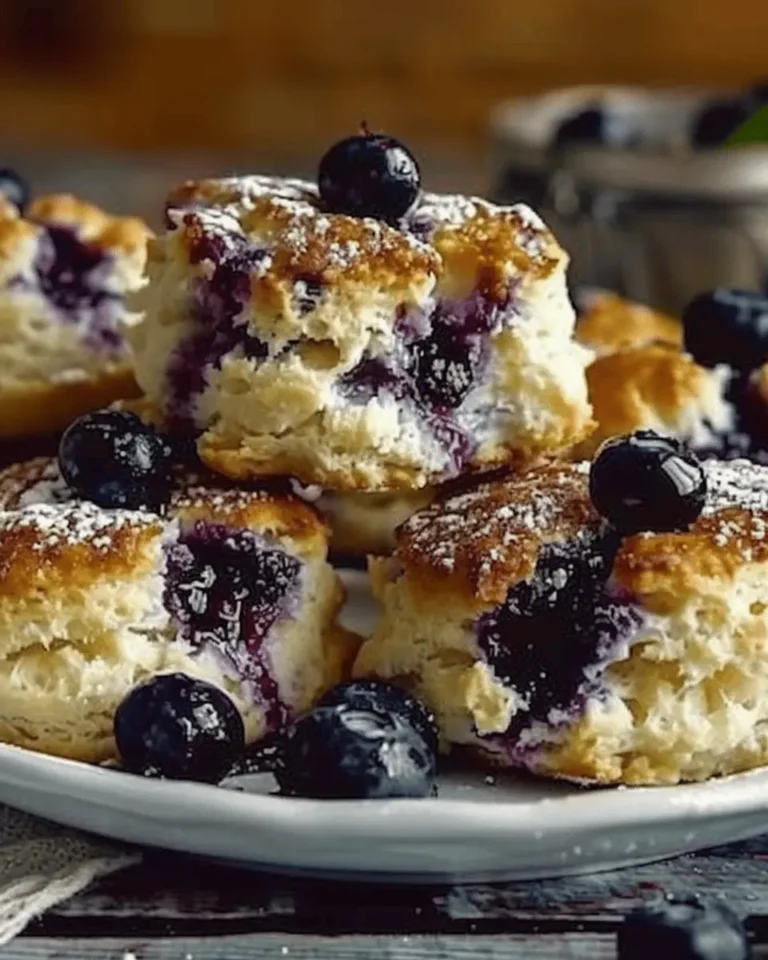 Quick Blueberry Biscuits