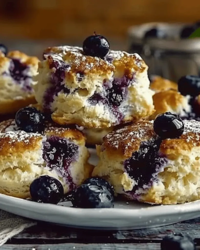 Quick Blueberry Biscuits