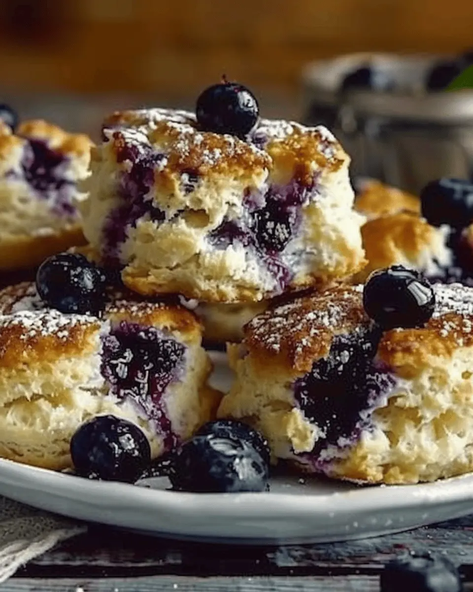 Quick Blueberry Biscuits