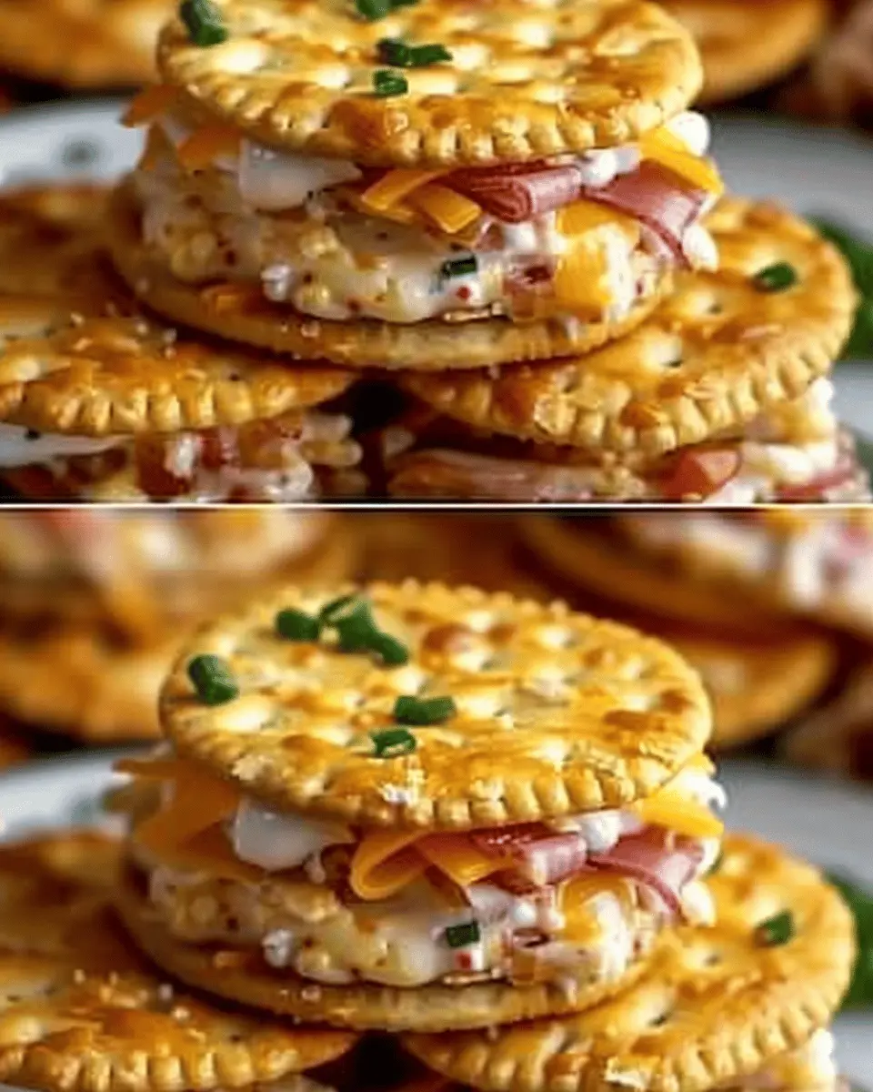 Ritz Cracker Party Sandwiches
