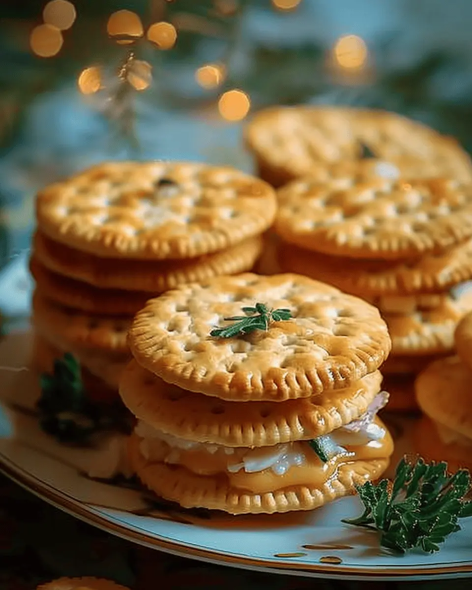 Ritz Cracker Party Sandwiches