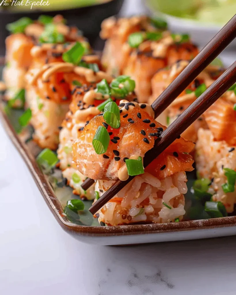 Salmon Crispy Rice