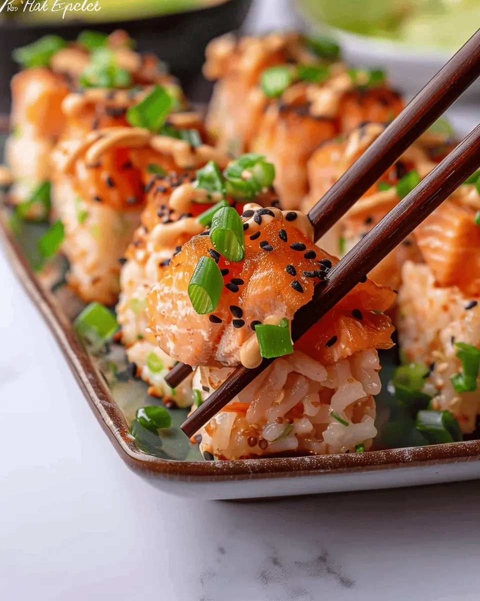 Salmon Crispy Rice