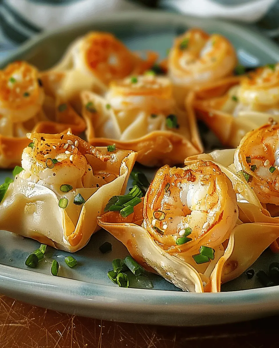 Shrimp and Cream Cheese Wontons