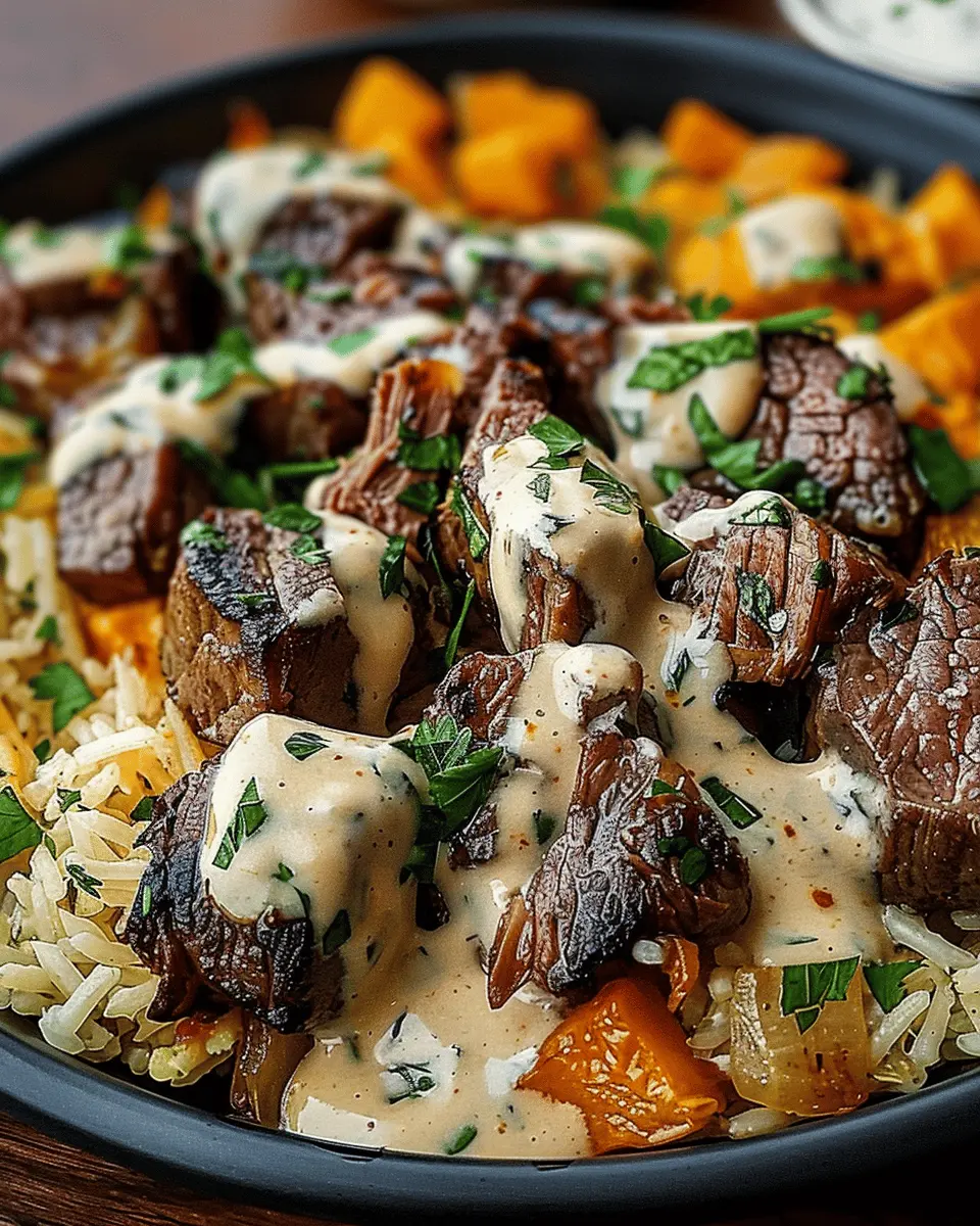 Steak and Queso Rice