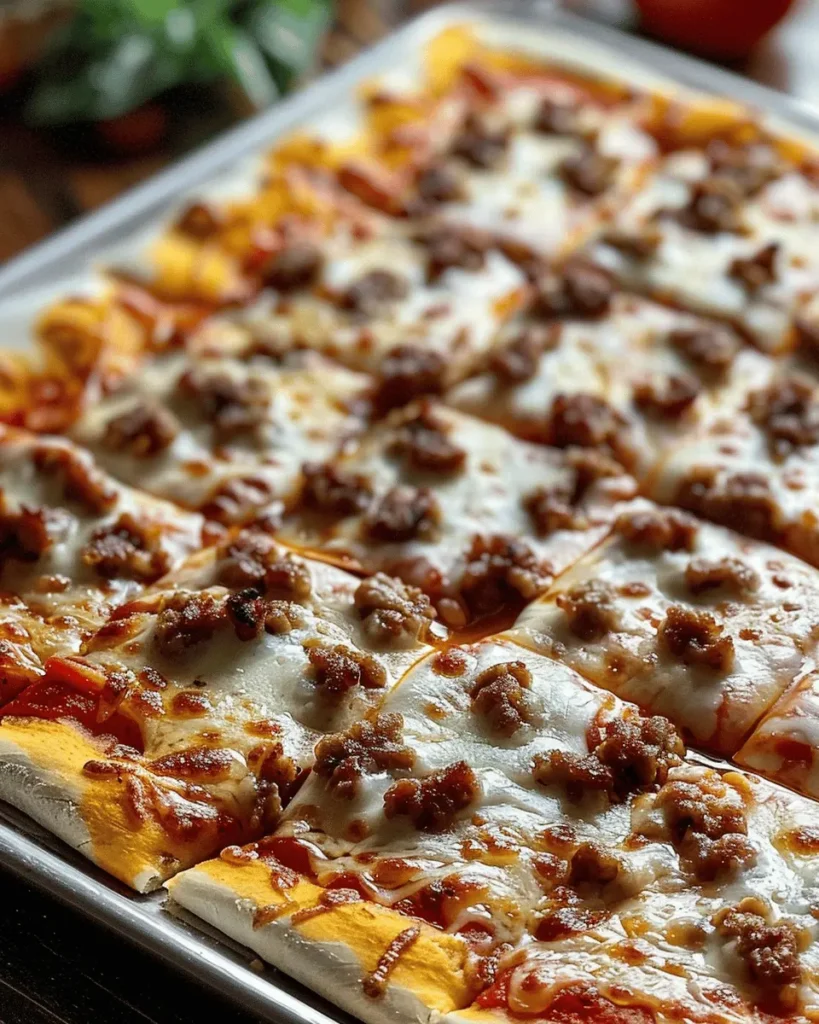 The School Pizza Recipe