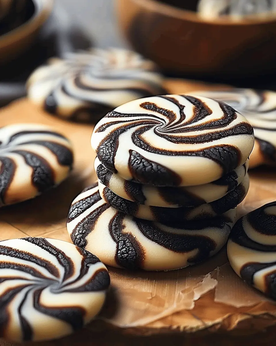Zebra Cookies A Delightful Chocolate and Vanilla