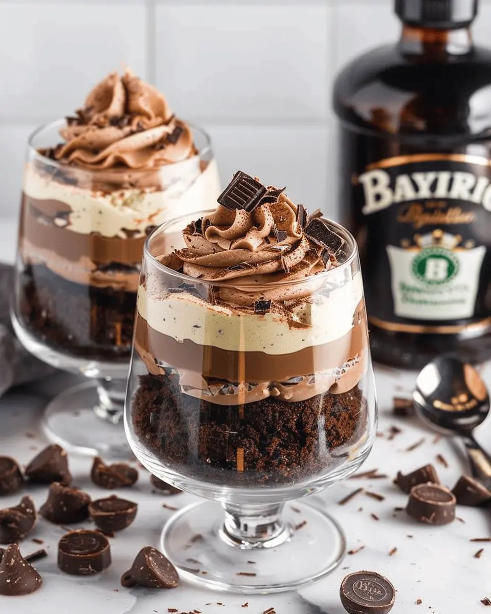 Baileys Chocolate Cheesecake Trifle