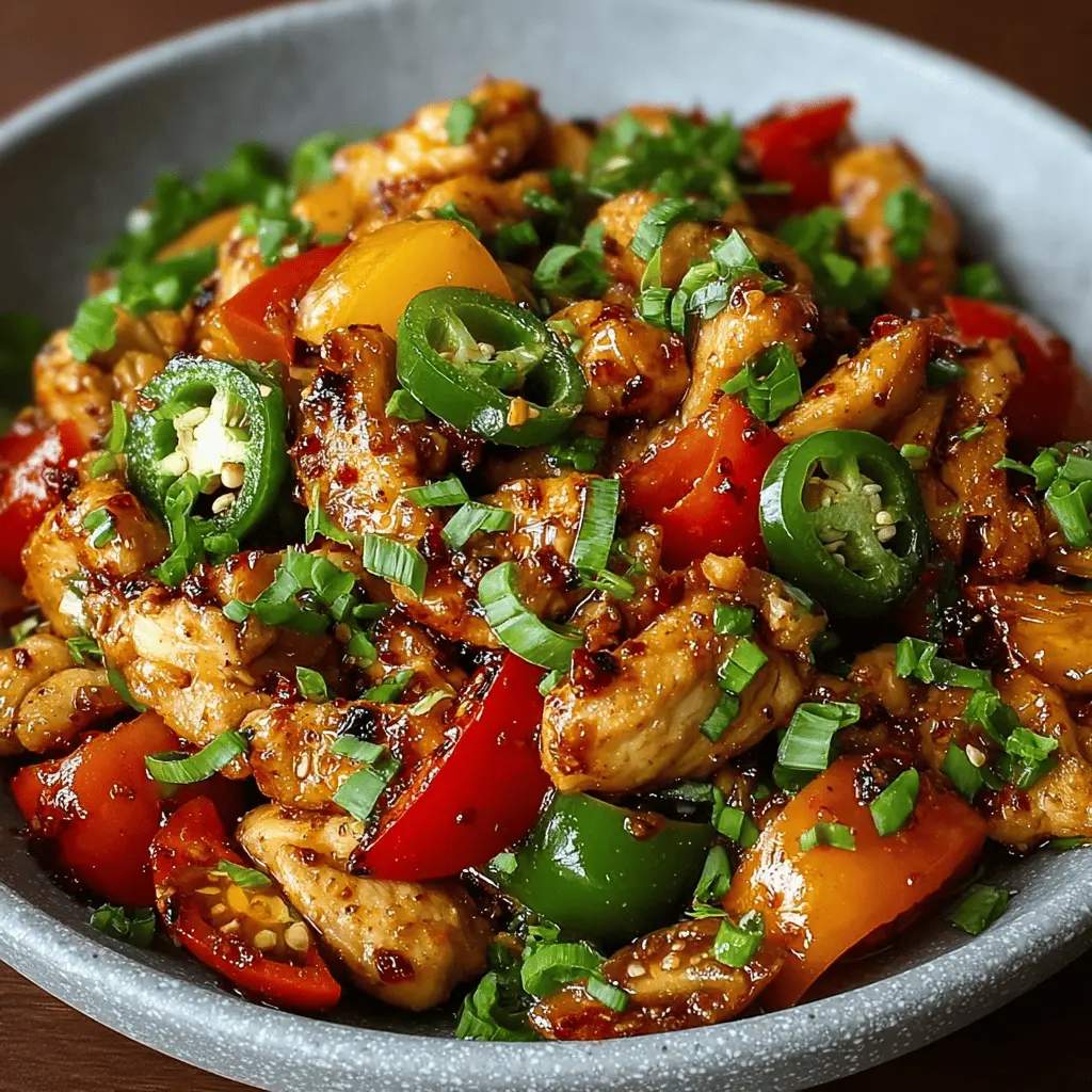 Spicy Jalapeño Chicken Stir-Fry