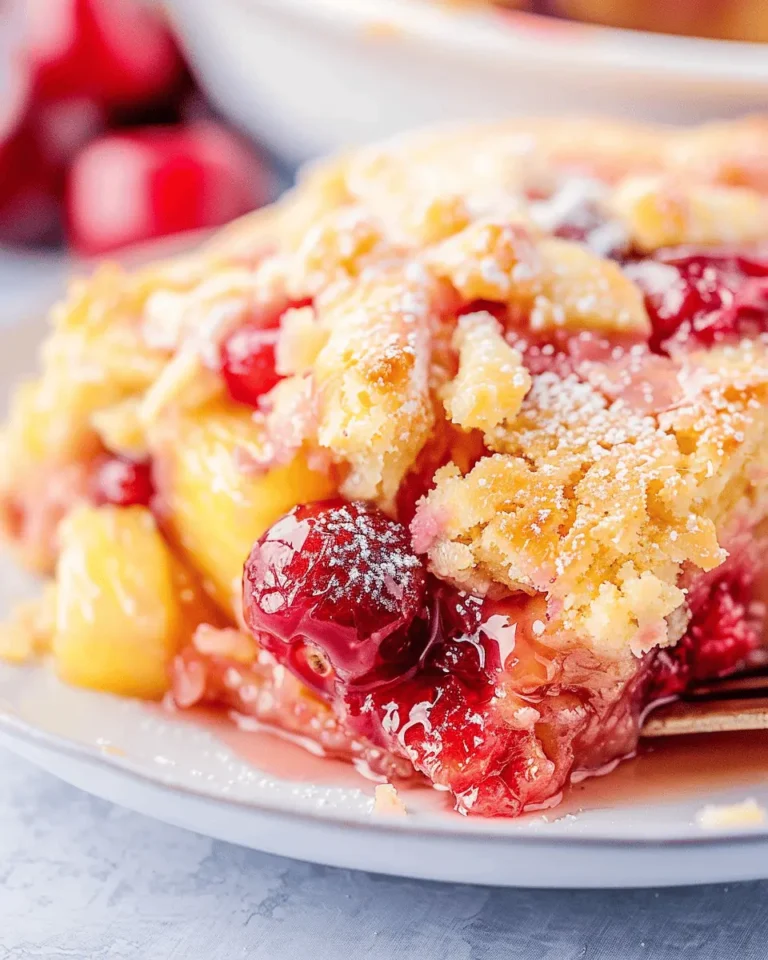 Cherry Pineapple Dump Cake