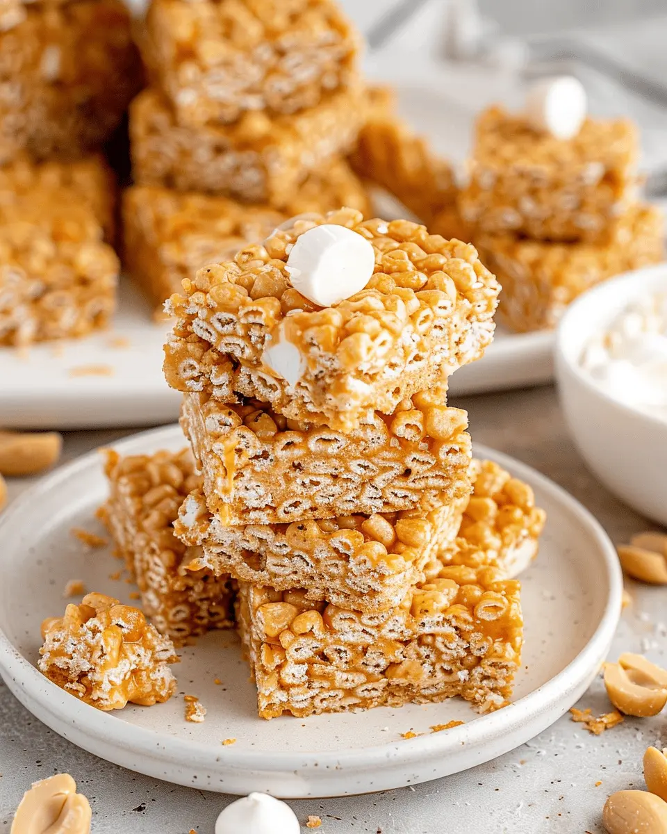 Peanut Butter Rice Krispies Treats