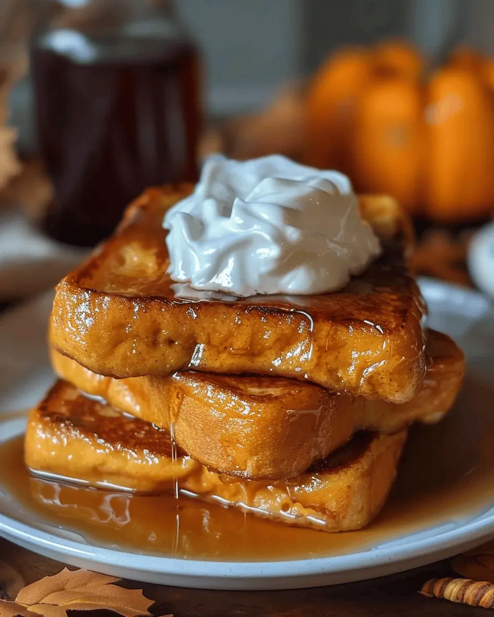 Pumpkin Pie French Toast