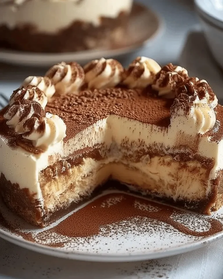 Velvety Tiramisu Cheesecake Delight