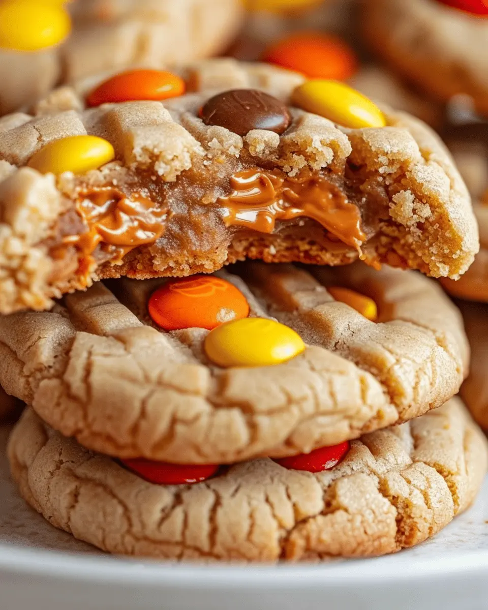 Triple Reese’s Peanut Butter Cookies
