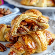 Pecan Pie Crescents: Easy Indulgence for Homemade Dessert Lovers-image