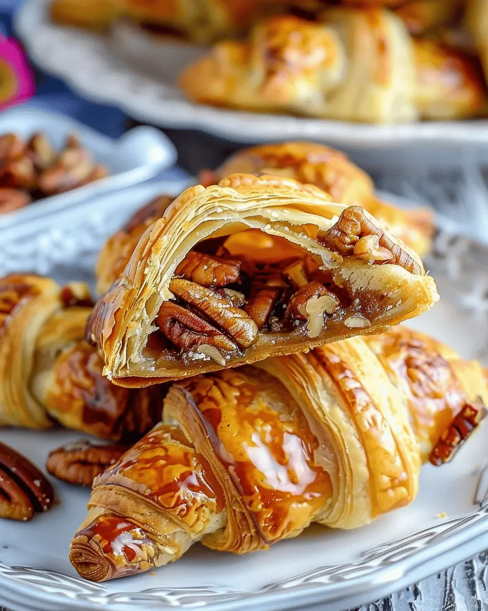 Pecan Pie Crescents
