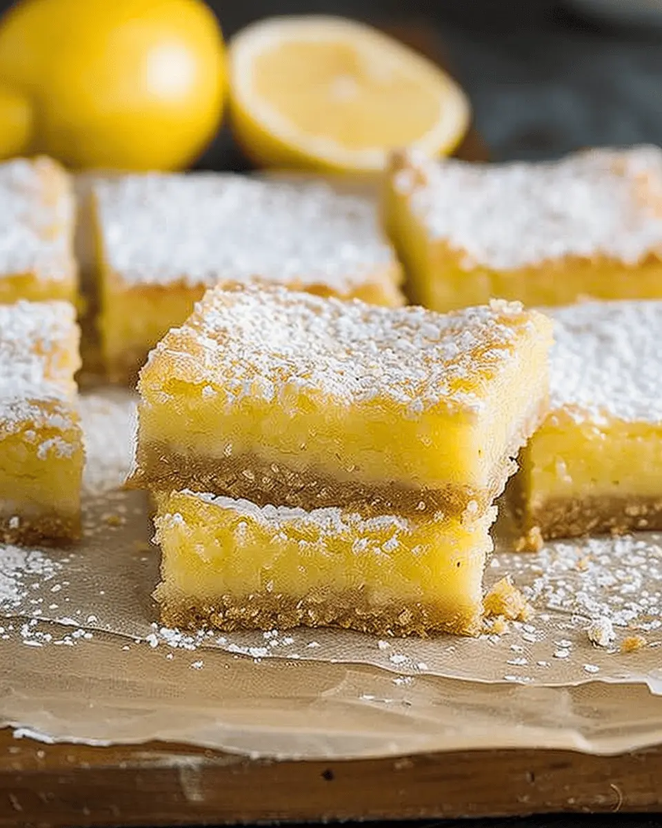Easy Lemon Bar Recipe