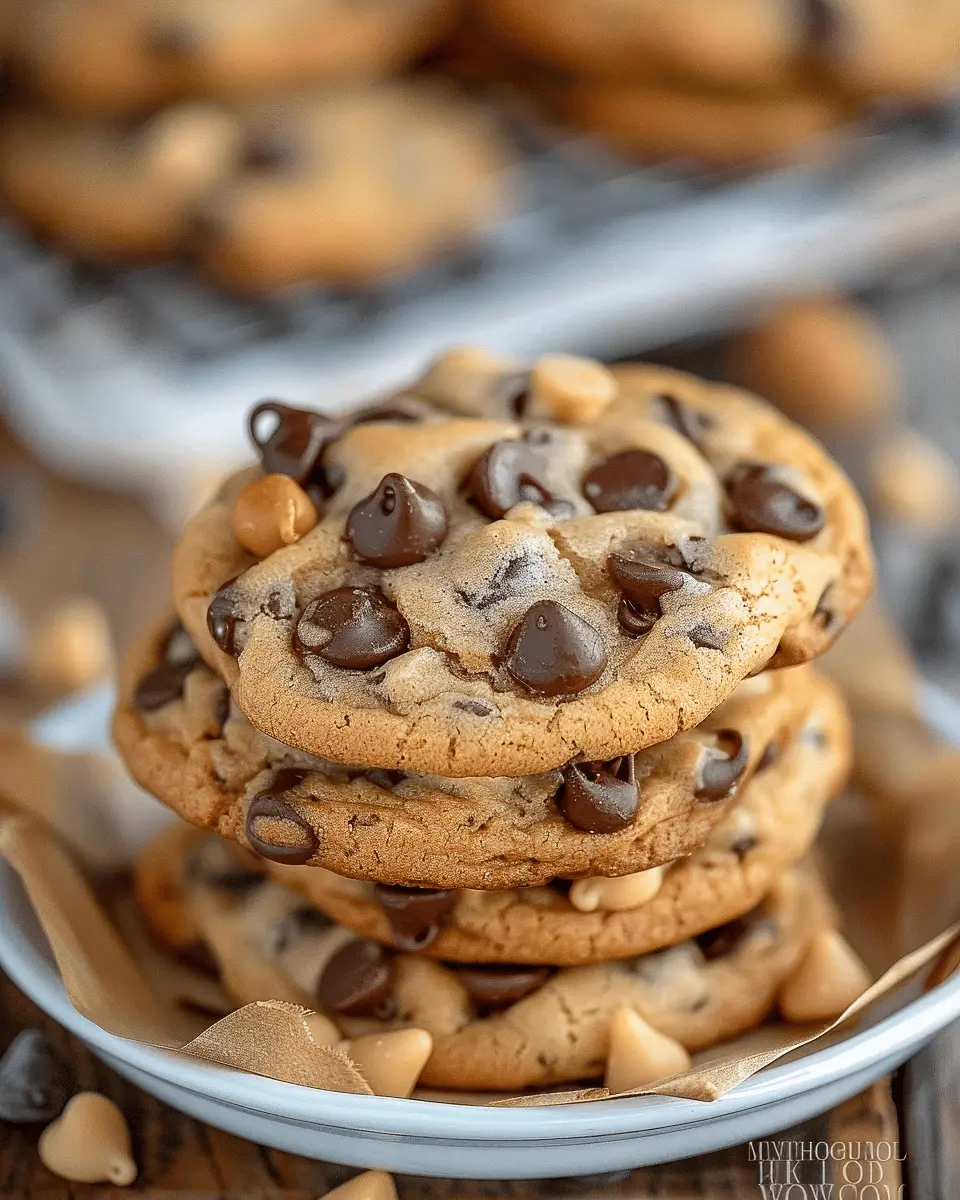 Peanut Butter Banana Chocolate Chip Cookies