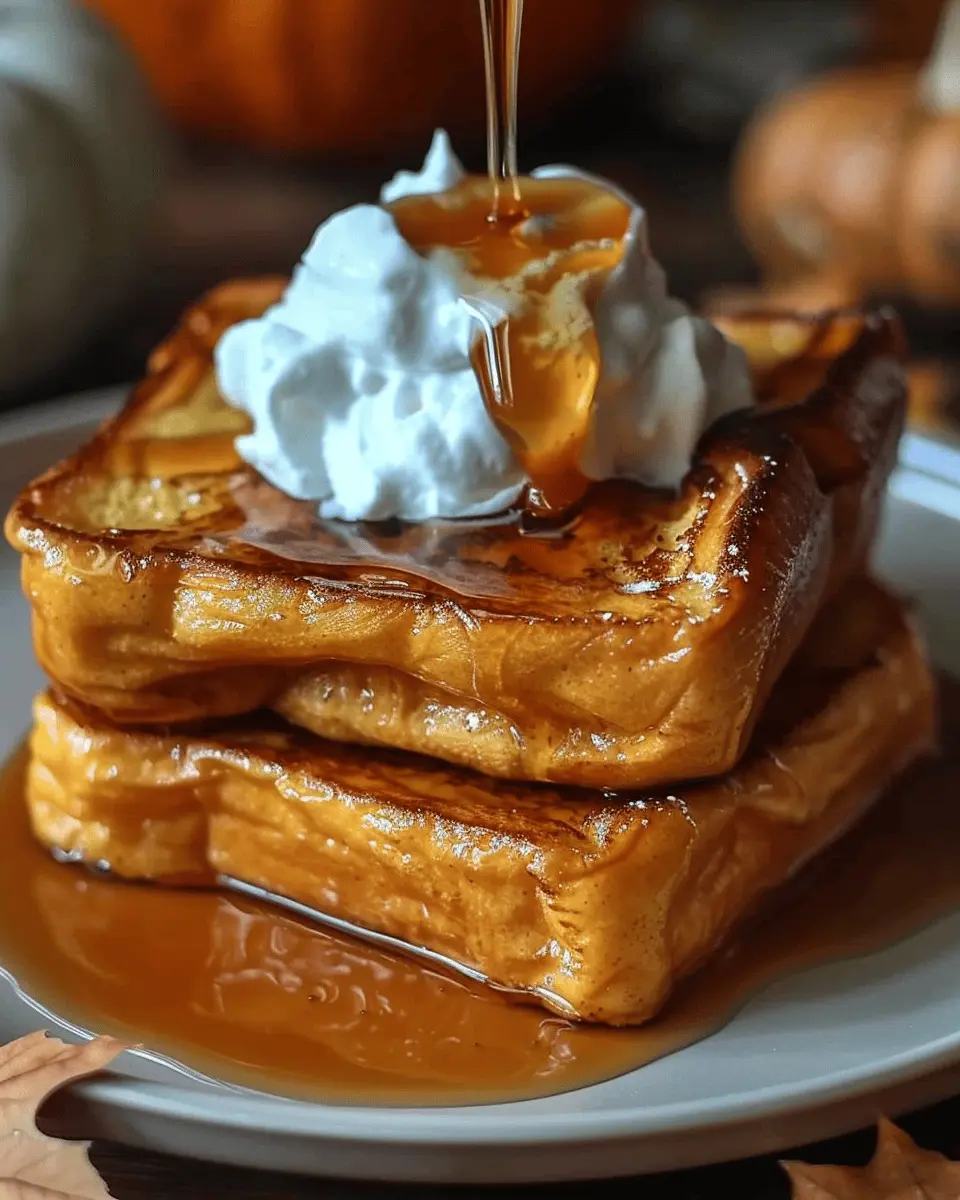 Pumpkin Pie French Toast