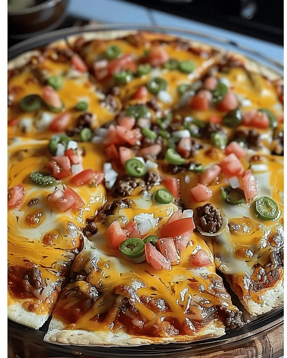 Homemade Mexican Pizza