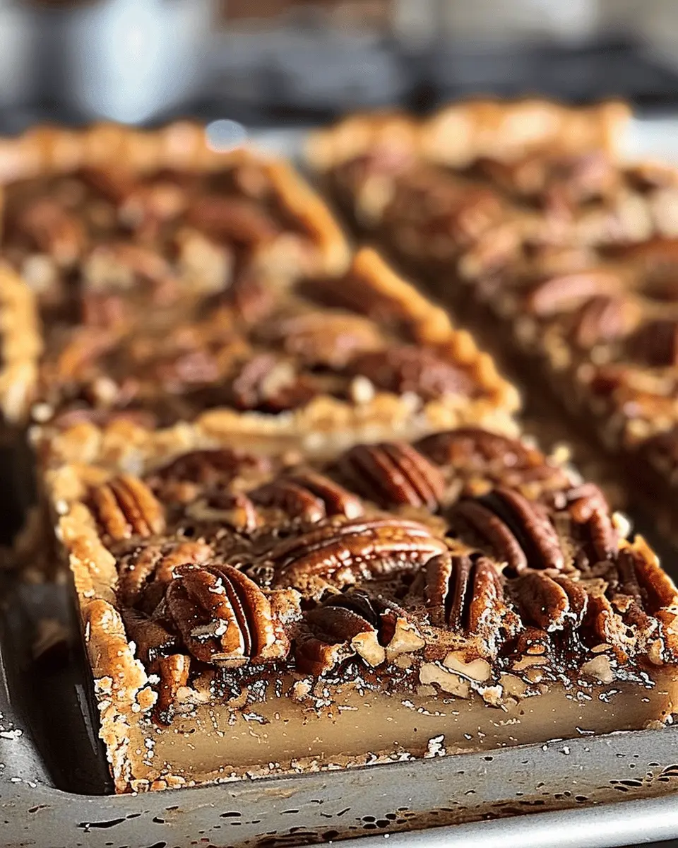 Lazy Girl Pecan Pie Bars