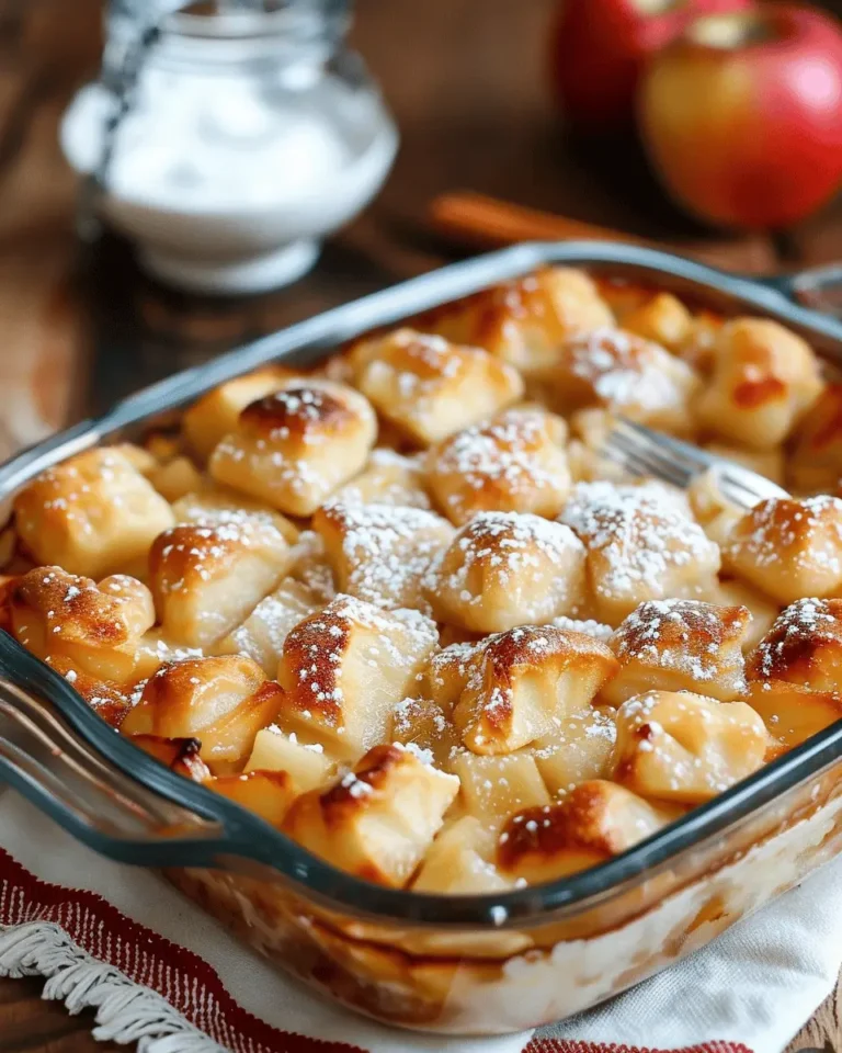 Apple Bubble Up Casserole