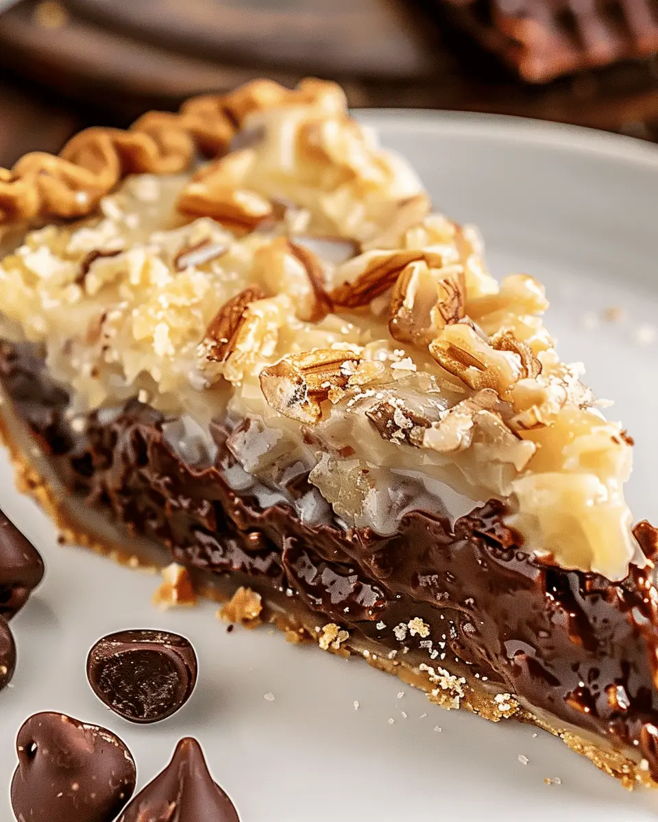 german chocolate pie