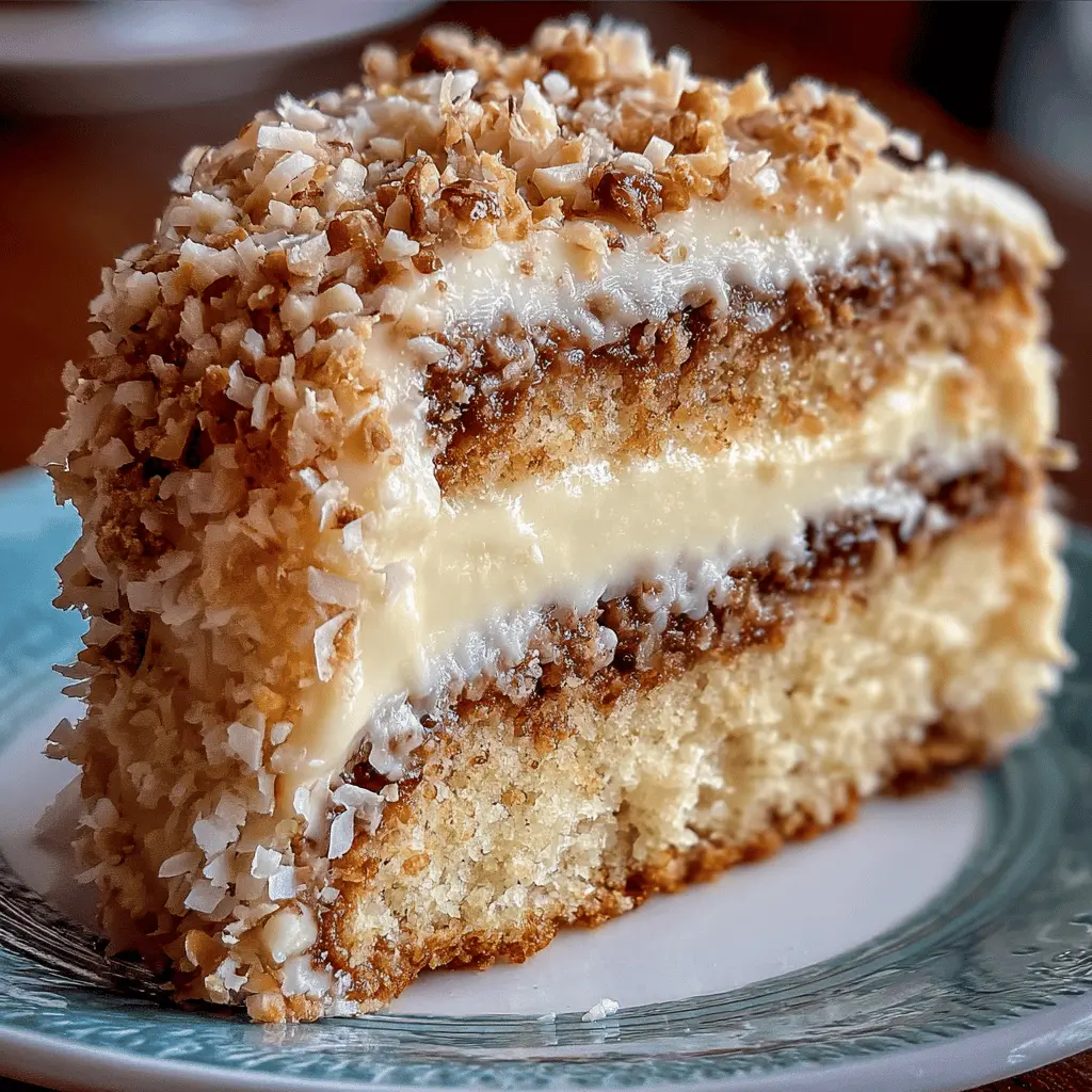 White German Chocolate Cake