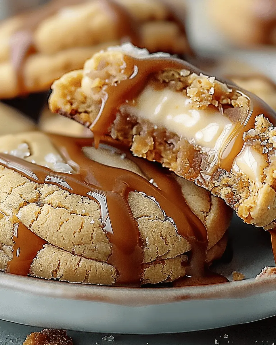 Caramel Cheesecake Cookies