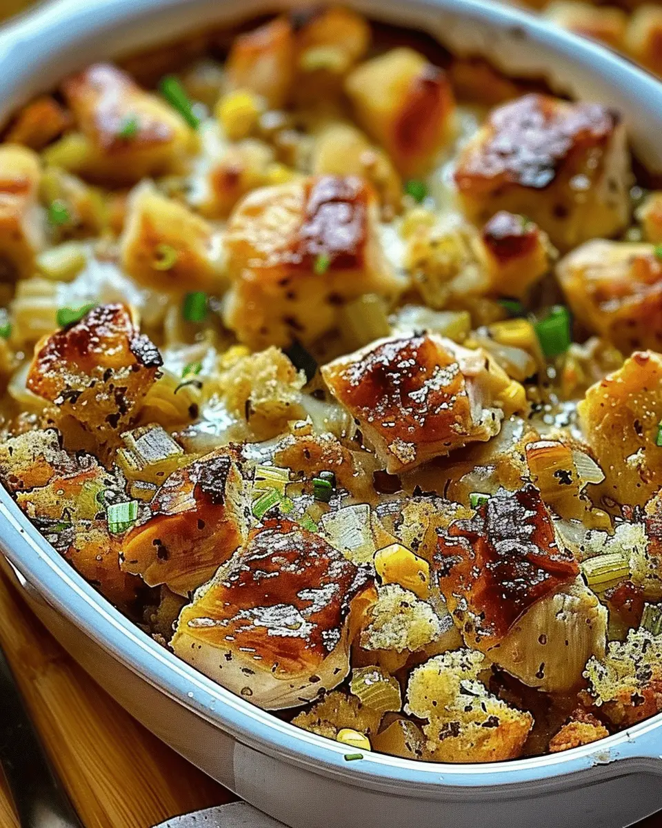 Dolly’s Chicken and Stuffing Casserole