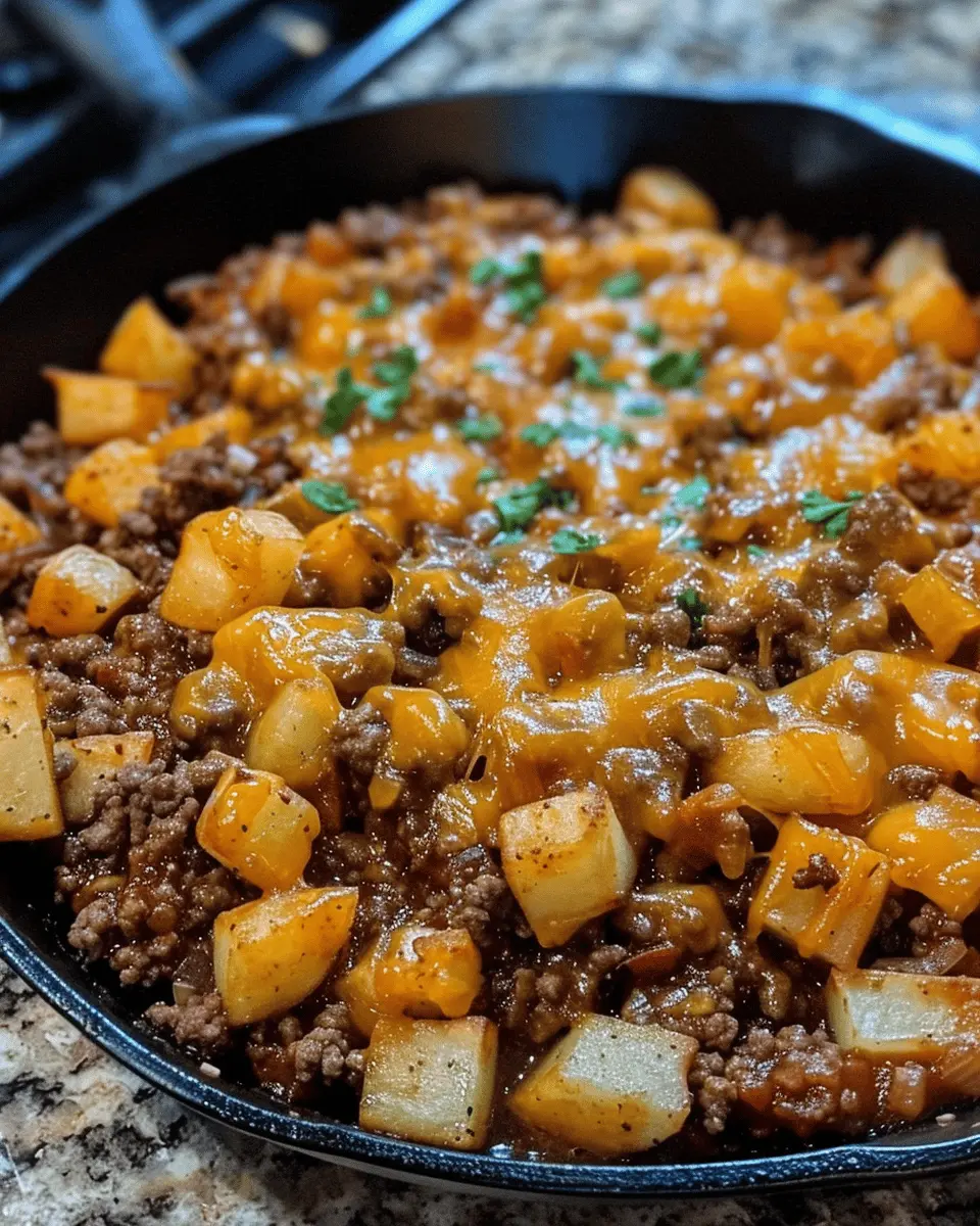 Sloppy Joe Potato Skillet