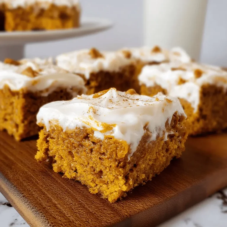PUMPKIN BARS