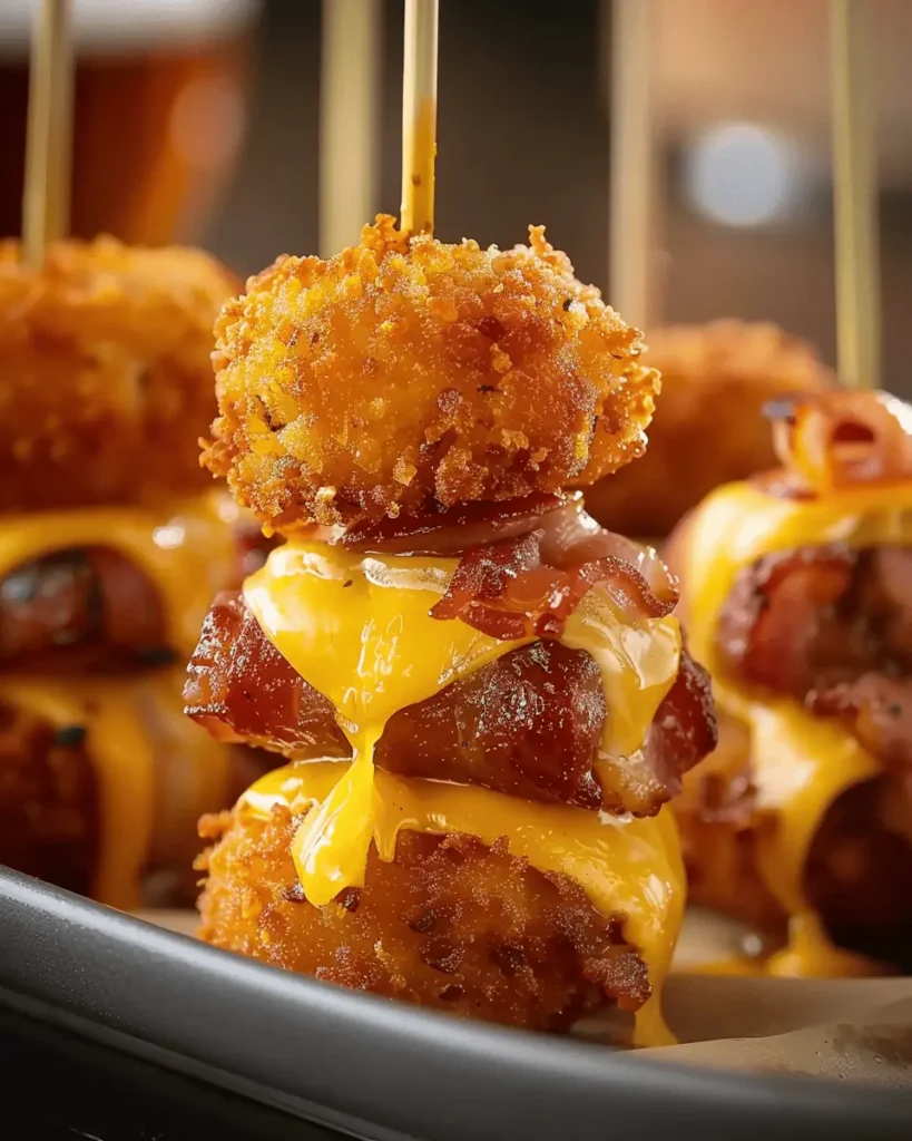 DEEP-FRIED BACON CHEESEBURGER CORN DOGS