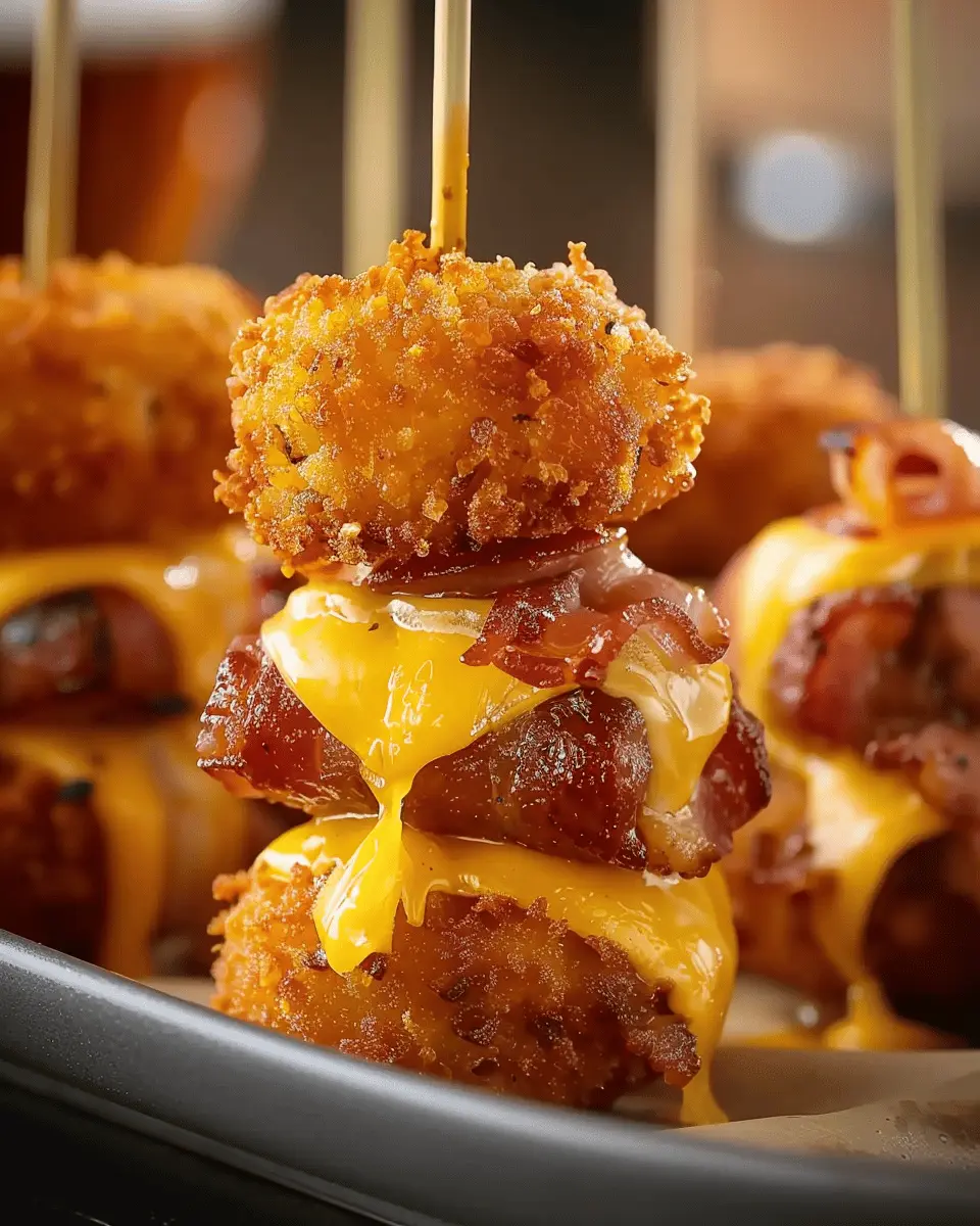 DEEP-FRIED BACON CHEESEBURGER CORN DOGS