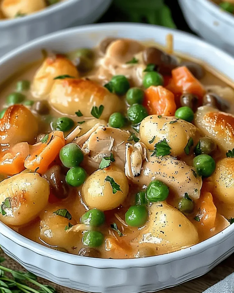 Creamy Chicken and Gnocchi Pot Pie
