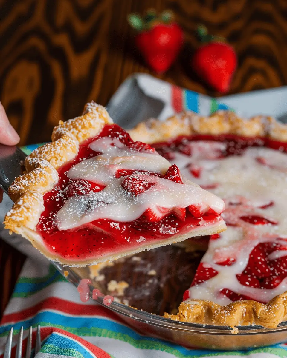 Strawberry Pop-Tart Pie