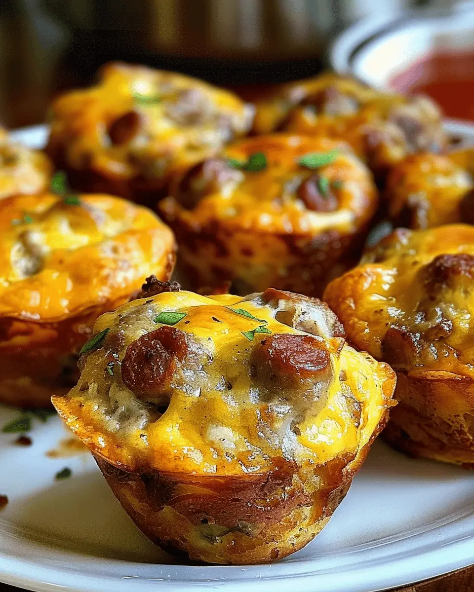 Easy Sausage Breakfast Muffins Recipe
