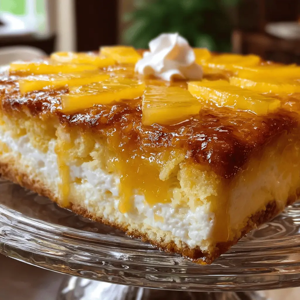 Juicy Pineapple Heaven Cake